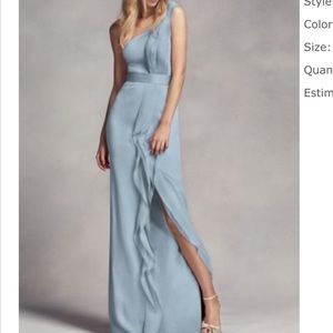 WHITE BY VERA WANG bridesmaid dress